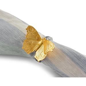 Elegante Anillo para Servilletas con Diseño de Mariposa Dorada, Perfecto para Mesas de Comedor, Decoración Festiva y Celebraciones, Decoración de Mesa de Comedor de la India - Product Image 4