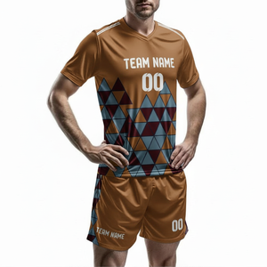 Maillot de football nouvelle saison 2026 à manches courtes, respirant, séchage rapide, antibactérien, pour adulte, fabriqué en usine - Product Image 1