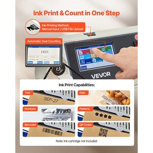 Sigillatrice a Nastro Orizzontale Continua con Larghezza di Sigillatura 0,24-0,47 Pollici, Stampa a Inchiostro, Temperatura e Velocità Regolabili - Product Image 3