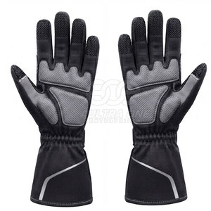 Professional Winter Kart Racing <b>Gloves</b> Breathable Stretch Fabric Waterproof Anti Slip Palm Long Cuff for Maximum Driving Control - Product Image 5