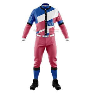Tenue de baseball respirante de haute qualité pour adultes, vêtements de sport par sublimation, toutes couleurs et tailles en stock, vente chaude, prix raisonnable - Product Image 2