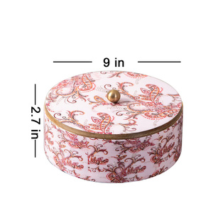 Elegante calentador de alimentos de madera con tapa Diseño a prueba de calor esmaltado a mano Adecuado para servir comidas calientes y necesidades de almacenamiento de cocina - Product Image 2