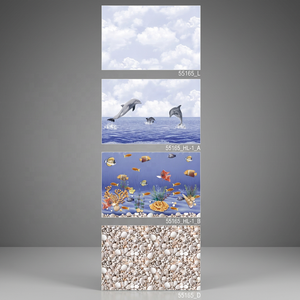 Mosaics Glazed Rock Pebble Stone 30*45 cm Beautiful Design Meshed Tiles Ceramic Porcelain 300*450 mm Wholesale 12*18 <b>Wall</b> Tiles - Product Image 6