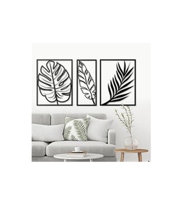 Panneau mural décoratif en métal fait main pour chambre à coucher, salon, intérieur moderne, sculpture en fer pour une décoration murale élégante de la maison - Product Image 2