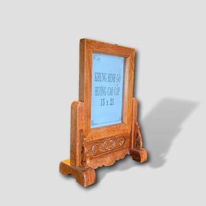 Vietnamese Handmade Rosewood Ancestral Frame Traditional Wooden Photo Stand for Altar - Product Image 4