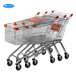 Shopping <b>trolleys</b> / Shopping <b>carts</b> 100L Vietnam One Tech Shopping <b>Cart</b> Mesh Eco-Friendly, Anti-Rust Blue, Red - Product Image 2