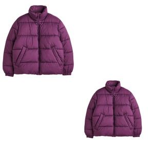 เสื้อแจ็คเก็ตพัฟเฟอร์มีฮู้ดสำหรับผู้ชายฤดูหนาว คุณภาพสูง ระบายอากาศได้ดี กันลม สไตล์สตรีทแวร์ รับสั่งทำพร้อมพิมพ์ลาย - Product Image 6