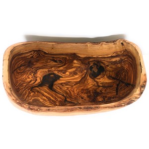 Cesta de Pan Ovalada Rústica de Madera de Mango Hecha a Mano - Venta al por Mayor Estilo Granja - Product Image 1