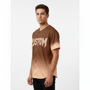 Adult <b>Baseball</b> Uniform Custom Printed Breathable Short Sleeve Jersey for Men 100% Polyester Sportswear - Product Image 3