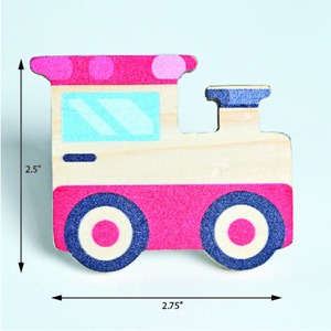 Poignées de tiroir multicolores en bois de pin faites à la main, boutons de commode, poignées de porte de placard, poignées de meuble de cuisine - Product Image 2