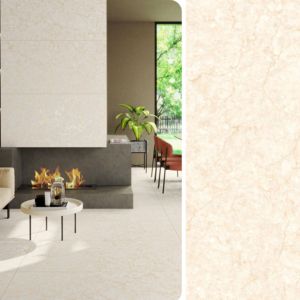 Carreaux de porcelaine de luxe 600x1200cm à finition sculptée, décoration murale intérieure haut de gamme, carreaux de céramique pour mur d'accentuation de hall d'hôtel - Product Image 1