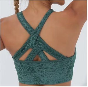 New Design Custom Logo Women Sports <b>Bra</b> Shockproof Training Running Breathable Fitness Sports Workout <b>Bras</b> - Product Image 3