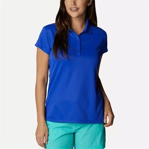เสื้อยืดคอปกสำหรับผู้หญิง เสื้อโปโลสั่งทำได้ ขายส่ง เสื้อกอล์ฟระบายอากาศสำหรับผู้หญิง แขนสั้น รับผลิตแบบ OEM - Product Image 6