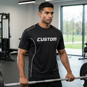 เสื้อยืดกีฬา Glory Custom Quick Dry Mesh Panel ผ้าฝ้าย 100% เนื้อนุ่ม ระบายอากาศได้ดี เหมาะสำหรับออกกำลังกาย น้ำหนักเบา สำหรับทุกเพศ - Product Image 6