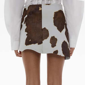 Jupe en laine pour femme, best-seller, en cuir véritable, couleur unie, logo personnalisé, décontractée, de haute qualité, écologique, antibactérienne - Product Image 4