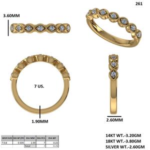 Anillo de Joyería Fina en Oro Rosa con Diamantes de Corte Esmeralda Cultivados en Laboratorio, Elegante Regalo de Aniversario de Bodas - Product Image 4