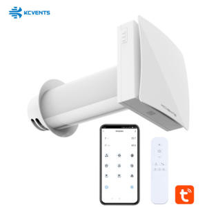 Système de ventilation à récupération de chaleur Recuperator VT125, échangeur de chaleur à air, chambre unique HRV pour le contrôle de l'humidité domestique - Product Image 1