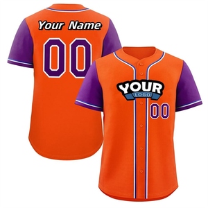Camiseta de Béisbol Personalizada con Mangas Raglán, Ropa Deportiva Transpirable, de Secado Rápido y Ligera - Product Image 3