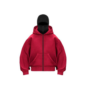 Sweat à capuche personnalisé pour homme, hiver, fermeture éclair, polaire respirante, polyester/coton, uni, idéal pour la superposition, coupe classique, haute qualité - Product Image 6
