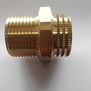 Inserts mâles en laiton pour raccords de tuyauterie PPR, adaptateurs métalliques filetés pour plomberie en polypropylène et connecteurs de moulage par injection - Product Image 1