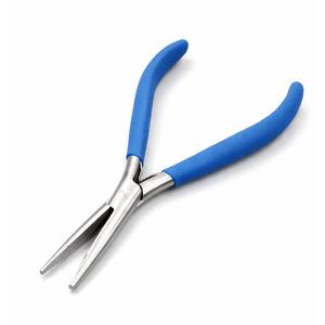 Pinzas Profesionales para Extensiones de Cabello de Acero Inoxidable, Herramienta de Micro Anillos para Salón con Agarre Antideslizante, Venta al Por Mayor OEM - Product Image 2