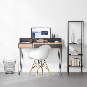 <b>Set</b> of 4 Metal Furniture Legs Desk Legs 28" Industrial Hairpin <b>Table</b> Legs Heavy Duty 2 Rod Metal Furniture Legs EDPTBL011 - Product Image 1