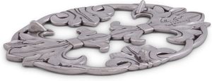 Fleur De Lis Cast Iron <b>Trivet</b> Vintage French Style Heat Resistant <b>Kitchen</b> Dining Table Decor - Product Image 2