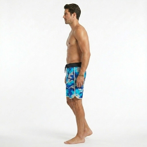 Shorts de Baño para Hombre, Estampado de Camuflaje, Secado Rápido, Cintura con Cordón Ajustable, Casuales - Product Image 2