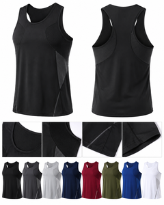 Premium Quality Men's <b>Black</b> O-Neck Sleeveless <b>Tank</b> <b>Top</b> Eco-Friendly Breathable Quick Dry Polyester Sporty Fit Solid Color - Product Image 6