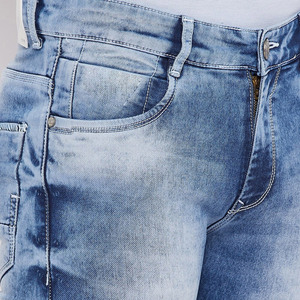 Jean décontracté pour homme, taille haute, coupe droite, 100 % coton, léger, respirant, séchage rapide, pour usage extérieur, faible MOQ - Product Image 6