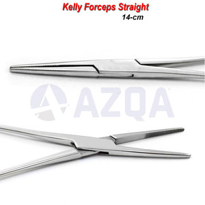 Pinces hémostatiques Kelly en acier inoxydable, pince à artères droite, instrument chirurgical de qualité supérieure, certifié CE - Product Image 2