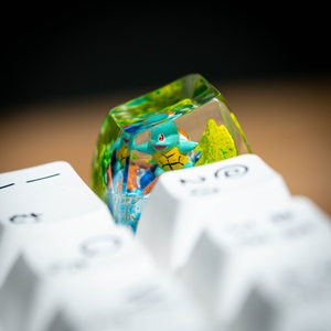 Teclas Artesanales Bosque Místico, Teclas Artesanales Personalizadas, Teclas Anime Lindas, Teclas Verdes, Juego de Teclas, Teclas de Madera - Product Image 5