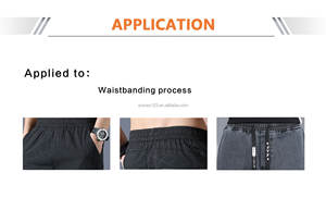 Fábrica Somax 2017 Pantalones automáticos Cintura elástica Máquina de fijación Rectificadora automática Máquina de coser industrial <span class=keywords><strong>Precio</strong></span> - Product Image 6