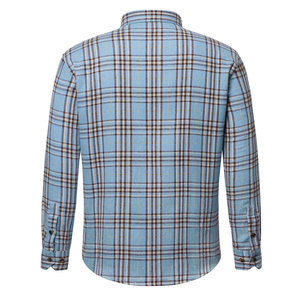 Chemise en flanelle à carreaux pour homme, en coton doux, manches longues, boutonnée, décontractée, pour tous les jours, le camping, le travail, l'hiver, chaude - Product Image 3