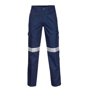 Pantalons de travail haute visibilité pour hommes grandes tailles, pantalons cargo réfléchissants, uniforme de sécurité multi-poches pour la construction - Product Image 4
