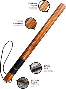 Verificador de Neumáticos de Madera Maciza de 19 Pulgadas, Herramienta de Verificación de Presión de Neumáticos para Camiones, Autobuses y Remolques con Mango de Esponja - Product Image 2