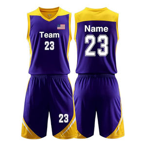 Vêtements de sport de haute qualité en polyester BSCI Taille personnalisée Uniforme de basket-ball Respirant Grande taille Meilleur fournisseur de gros - Product Image 5