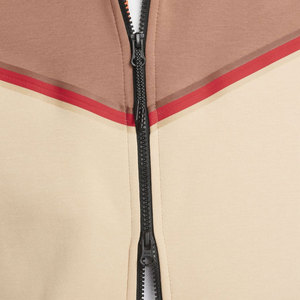 Sudadera con capucha y cremallera completa de forro polar técnico para hombre, diseño de bloques de color, ropa deportiva, chaqueta ajustada para entrenamiento, jogging, actividades al aire libre y estilo urbano. - Product Image 2