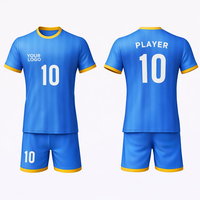 Uniforme de Fútbol Sublimado Personalizado con Nombre del Jugador, Logotipo del Equipo, Marca Privada OEM, Transpirable, de Secado Rápido, 100% Poliéster, Tallas Grandes, Deportivo