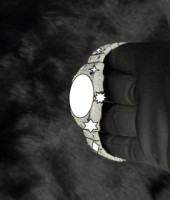 Montre personnalisée de luxe sertie de diamants VVS Moissanite, en acier inoxydable, avec verre en cristal, mouvement mécanique automatique analogique, 41 mm