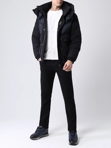 Men's Casual Winter Down Jacket with Zipper Closure Lightweight Hooded Puffer Bubble Seamless Waterproof Plus Size Winter Coat - Product Image 4