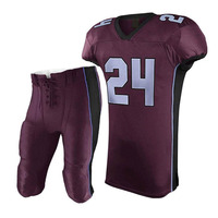 Uniforme de Fútbol Americano Personalizado al por Mayor, Jersey Sublimado, Pantalones de Protección, Conjunto de Ropa Deportiva de Alto Rendimiento