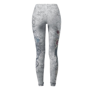 Leggings de yoga sans couture, respirants et à séchage rapide pour femmes, taille haute élastique, extensibles dans les quatre sens (Spandex/Nylon) - Product Image 3