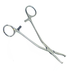 Pince à maintenir les os orthopédiques personnalisée Dingman, à manche courbé, en acier inoxydable chirurgical - Product Image 3