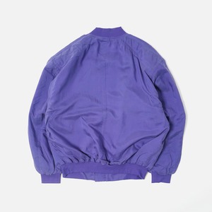 2026 New Design <b>Men</b> Zip Up Bomber Jacket with Zipper Pockets Breathable Fashion Custom <b>Purple</b> Color Bomber Jackets for <b>Men</b> - Product Image 6