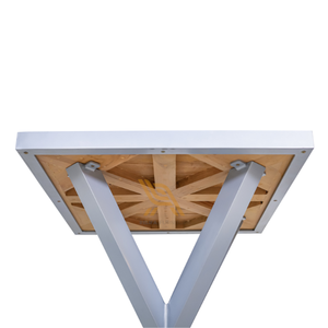 Modern Design <b>Square</b> <b>Table</b> with Teak Wood Frame and Sturdy Material for Home Decoration and Garden <b>Table</b> - Product Image 3