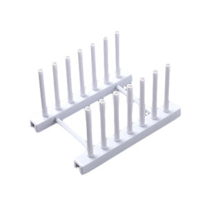 Étagère à vaisselle en plastique, support pour assiettes, support pour couvercles de casseroles, organisateur de placard de cuisine, étagère de rangement en ABS - Product Image 2