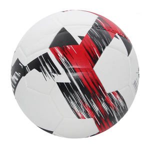 Ballon de football personnalisé taille 5 en cuir PU pour entraînement et match, équipement de sport intérieur/extérieur, vente en gros, fabricant - Product Image 2