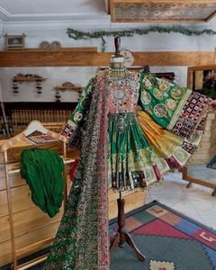 Premium Quality Afghan Heavyweight KUCHI Vibrant Afghan <b>Clothes</b> 3PCS Afghan <b>Handmade</b> Wedding Dresses In Wholesale Price - Product Image 5