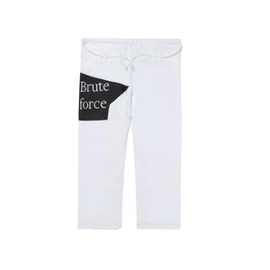 Kimono de Jiu-Jitsu Brute Force Batch 148 Blanco, 450 GSM, Tejido de Algodón Perlado, Secado Rápido, Ligero y Duradero - Product Image 3